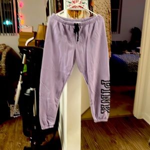 Lavender Ladies size large PINK sweat pants